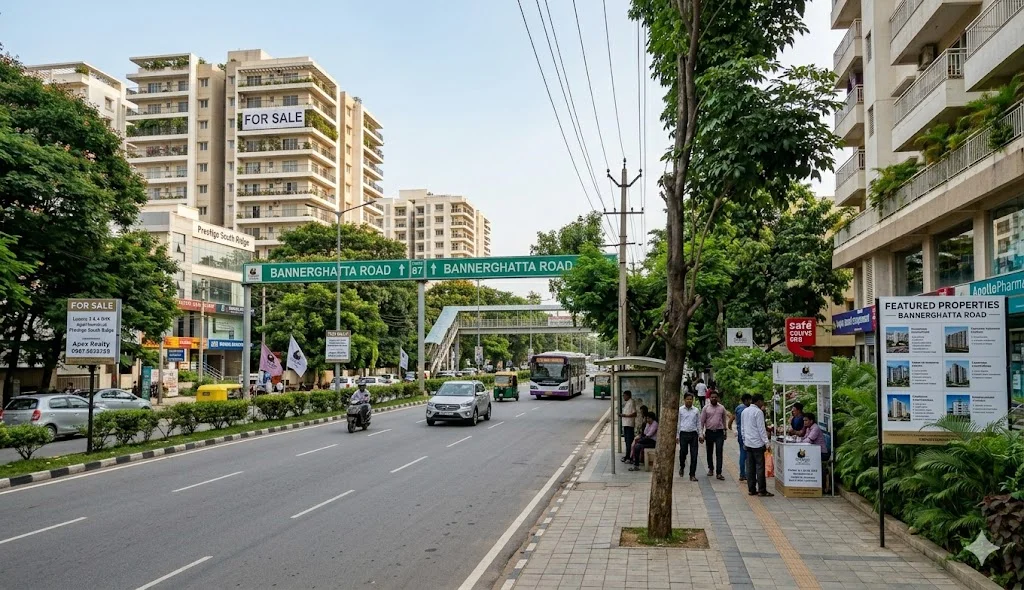 Master plan of the 33-acre Godrej Bannerghatta residential project featuring high-rise towers, 80 percent open spaces, and a 6-acre dense forest zone in South Bangalore.